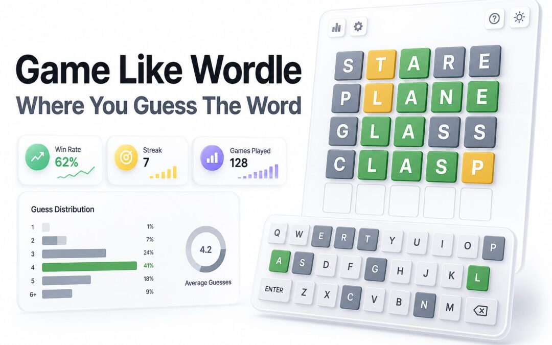 Game Like Wordle Where You Guess the Word